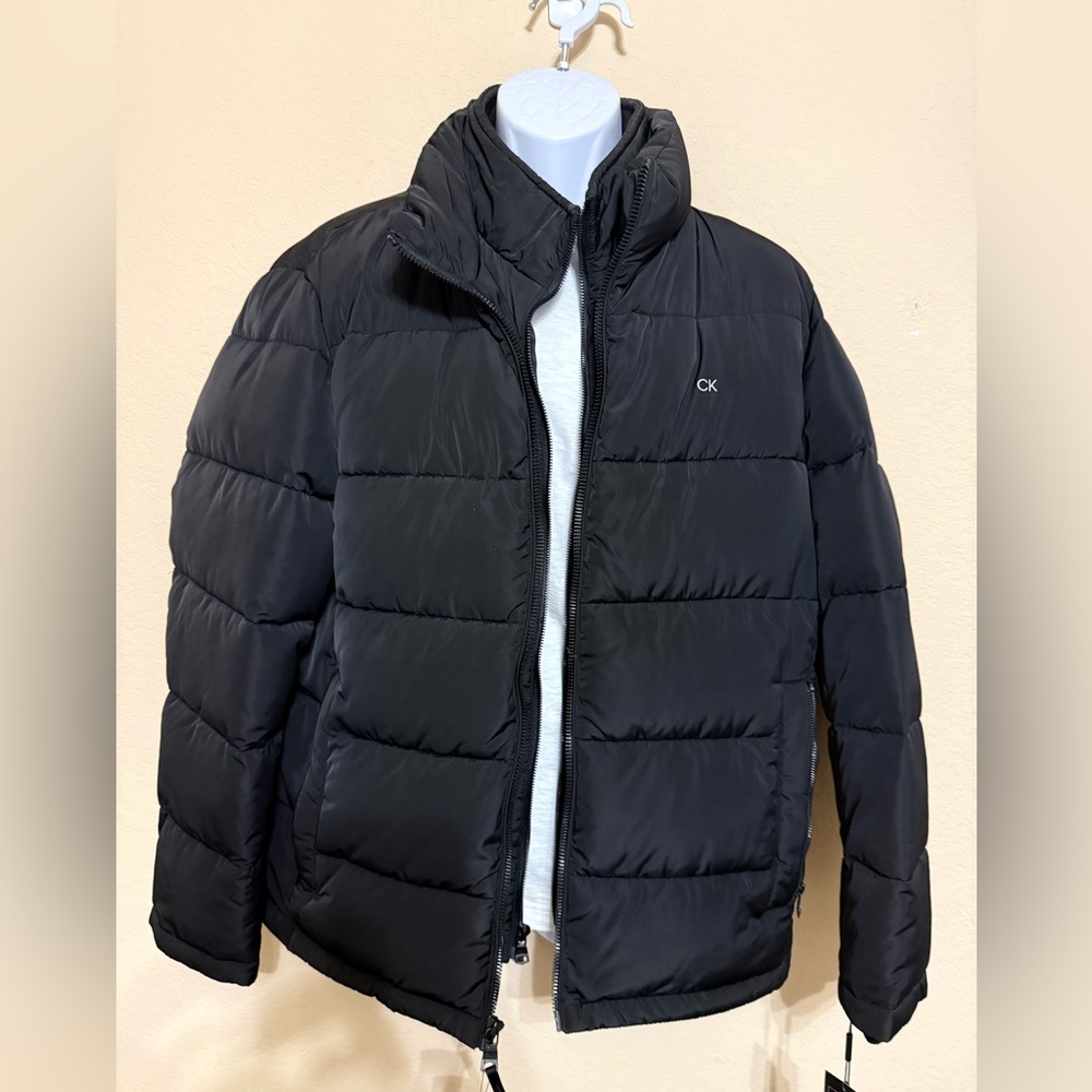 Calvin Klein Black Puffer Jacket Size LG